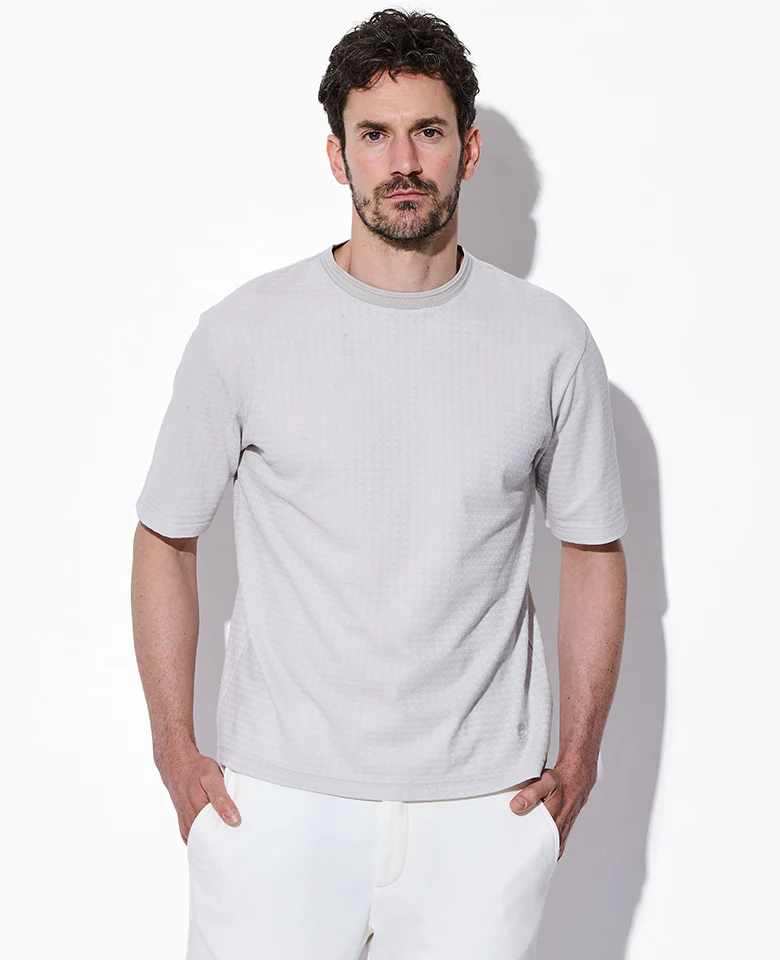 リンクスジャガードTシャツ - Image 5