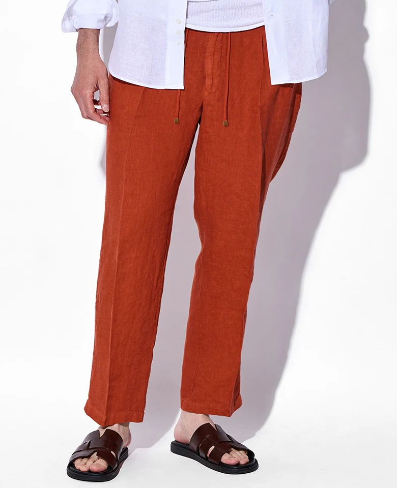LEON別注 リネン製品染めパンツ - Image 4