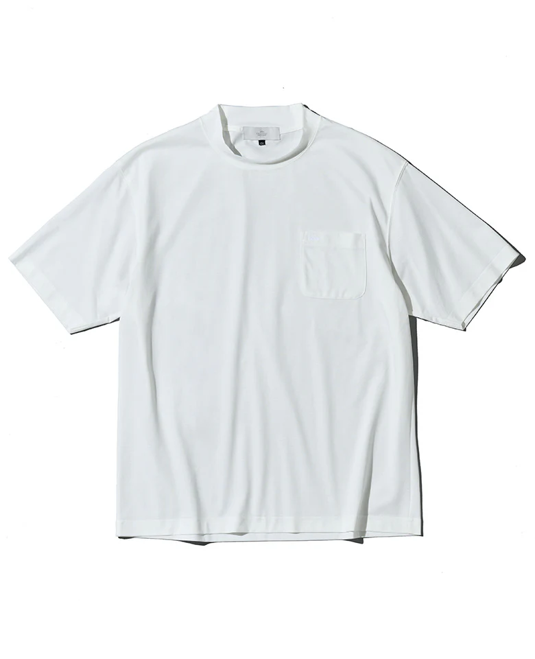 LEON別注 プレーティングシングルジャージクールネックTシャツ - Image 2