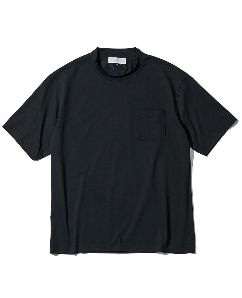 LEON別注 プレーティングシングルジャージクールネックTシャツ - Image 4