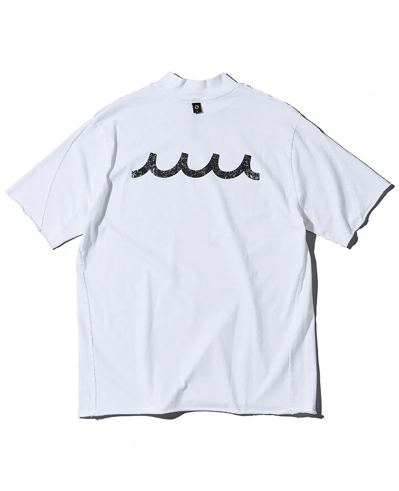 muta×wjk カットオフ モックネック ショートスリーブTシャツ - Image 3
