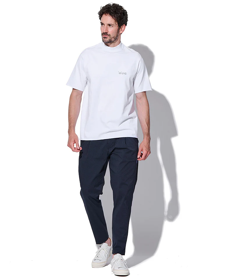 muta×wjk カットオフ モックネック ショートスリーブTシャツ - Image 4