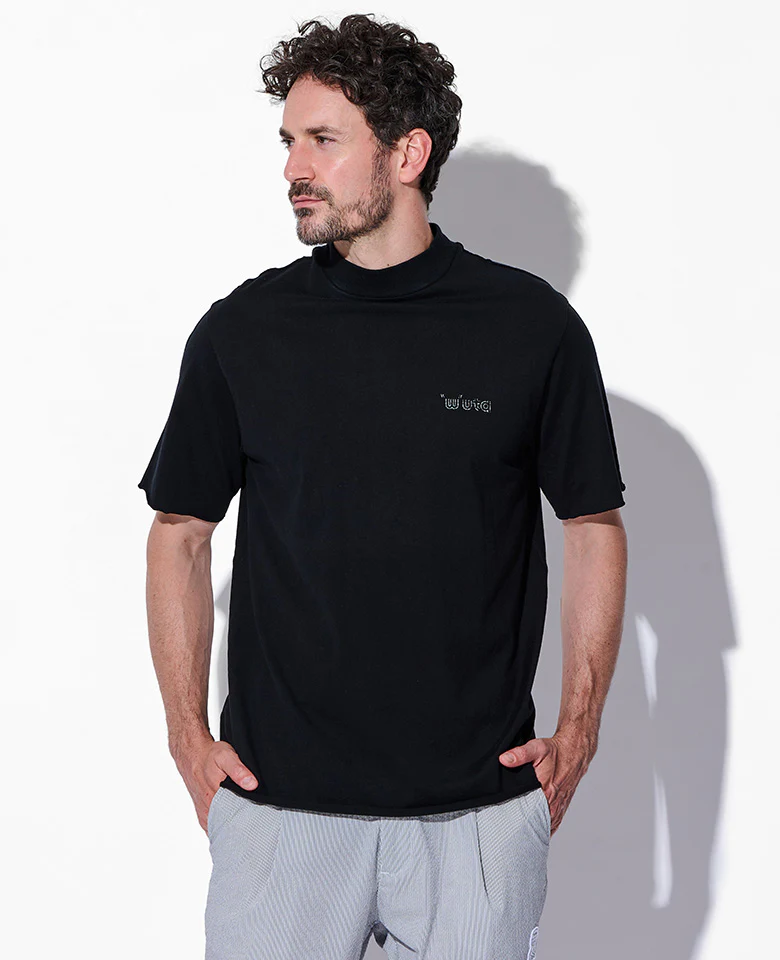 muta×wjk カットオフ モックネック ショートスリーブTシャツ - Image 5