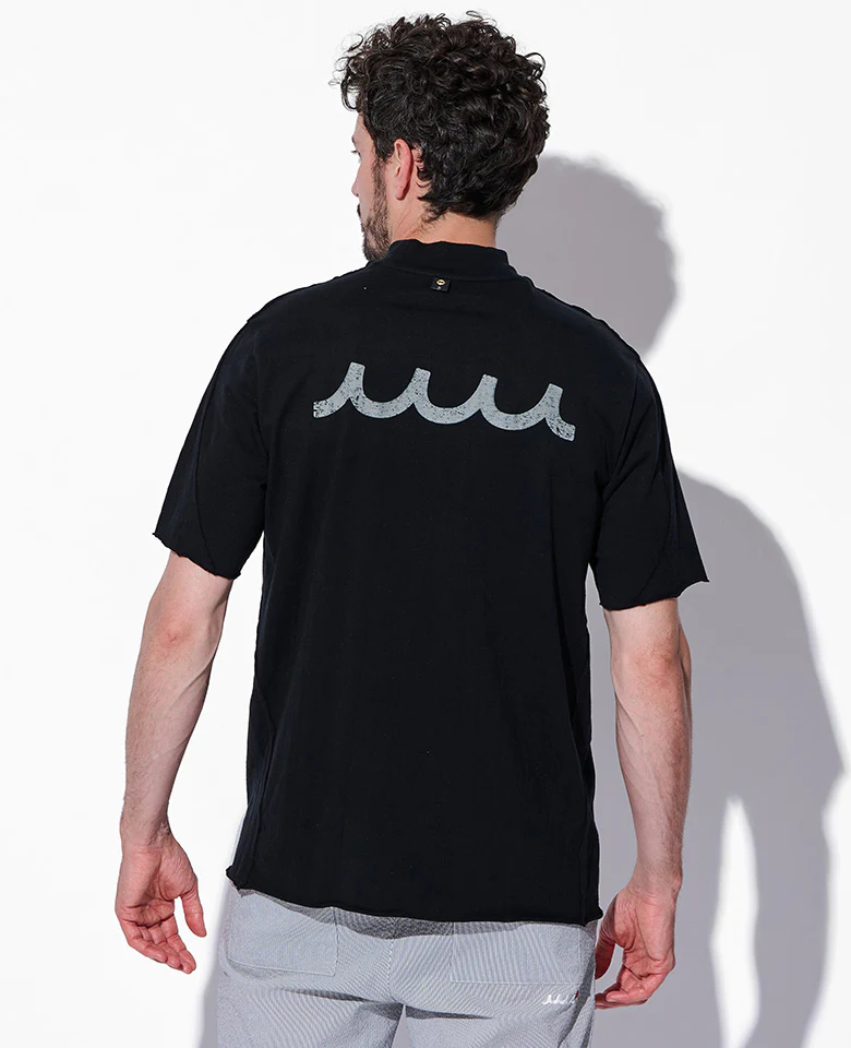muta×wjk カットオフ モックネック ショートスリーブTシャツ - Image 8