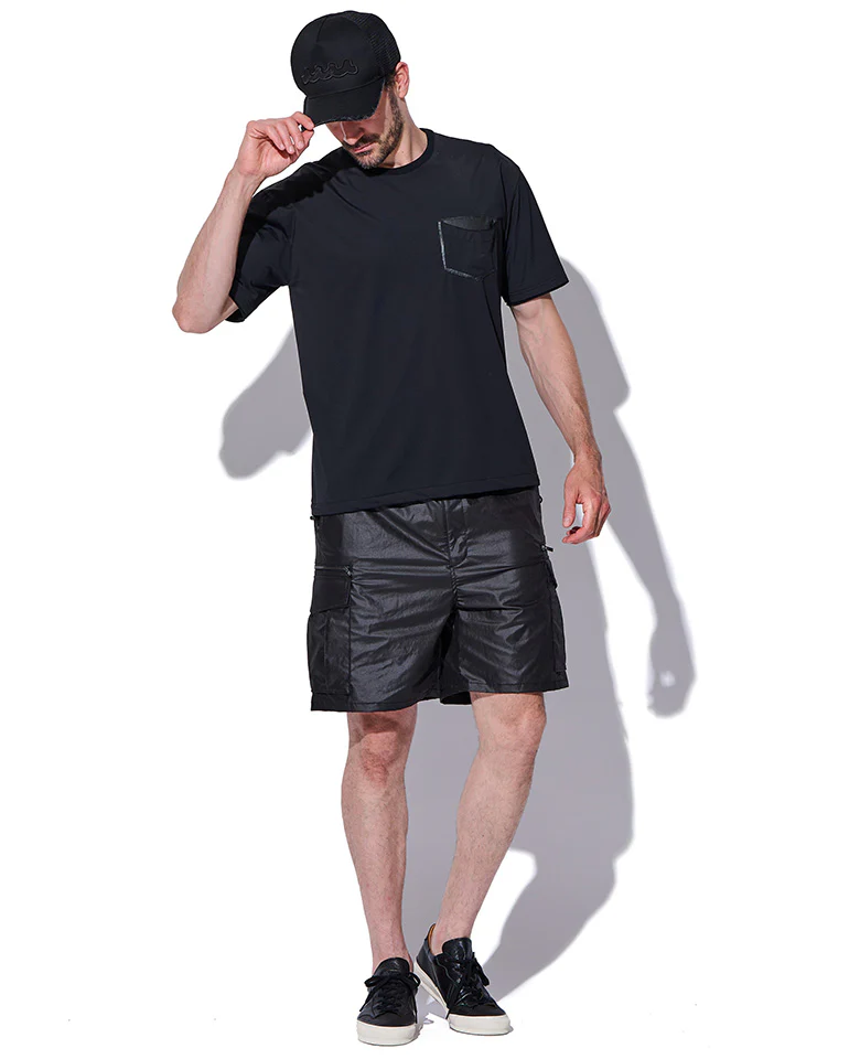 ドローイング レザーポケットTシャツ - Image 6