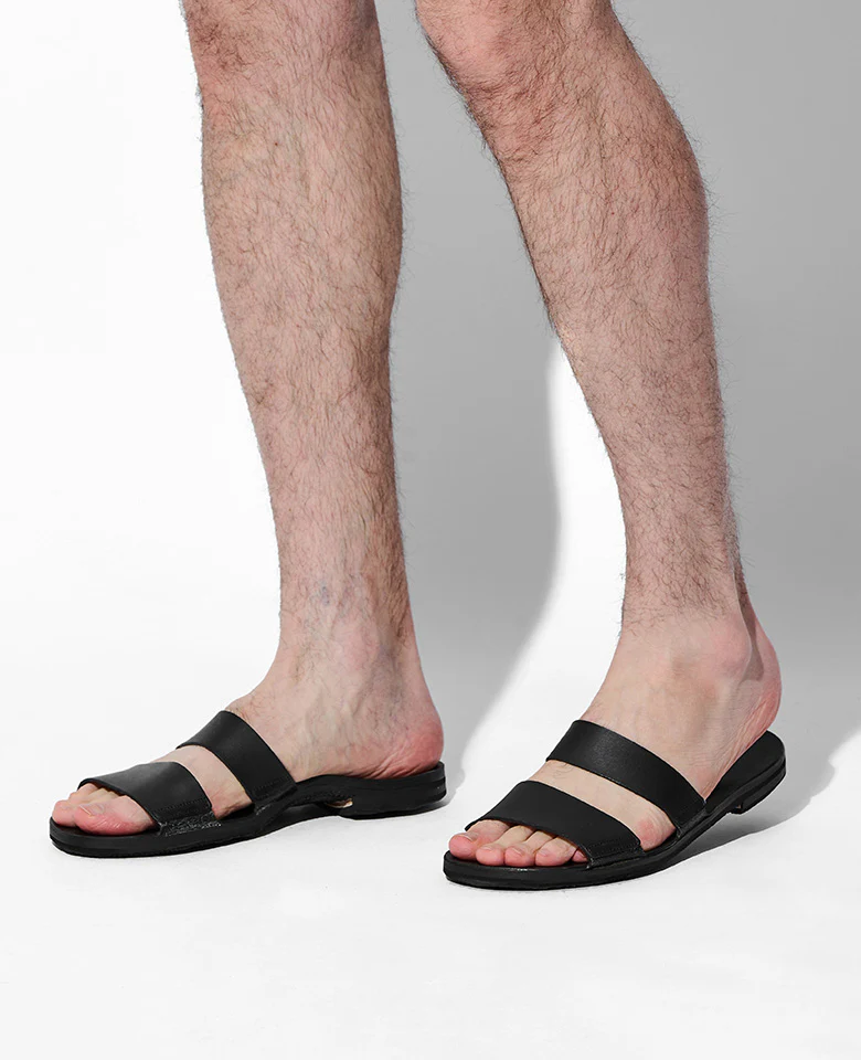 スムースレザー スライドサンダル - Image 5
