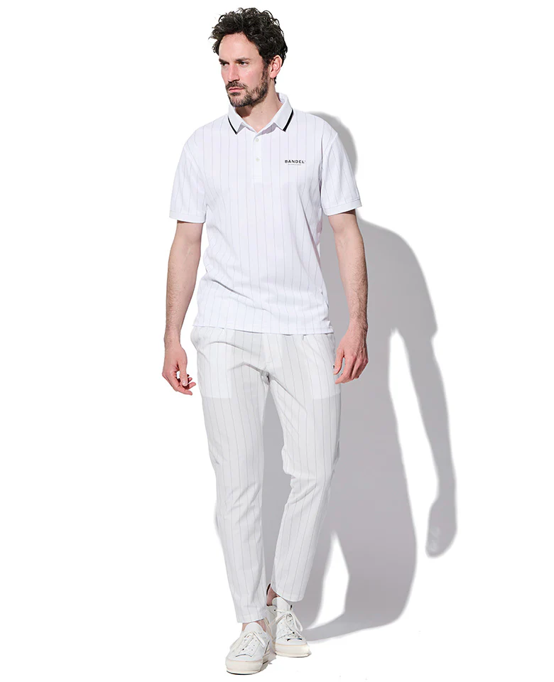 ストライプタックテーパードパンツ - Image 6