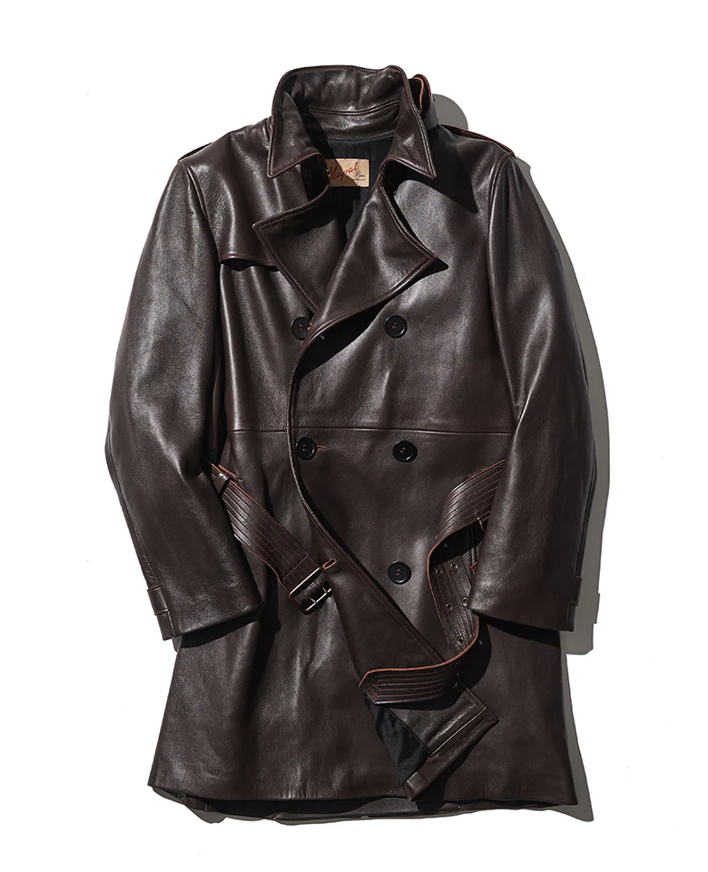 トレンチコート グロッシーレザー - Image 7