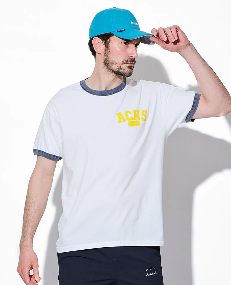 エイジングカレッジロゴリンガーTee - Image 4