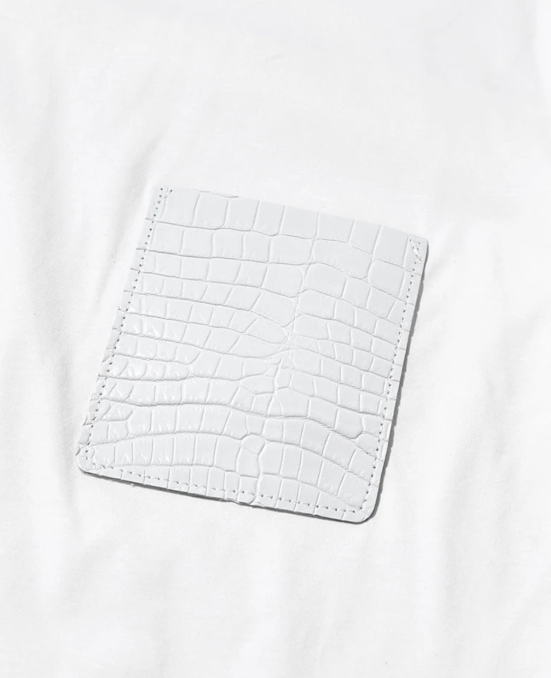 クロコポケット付きロングTEE - Image 3