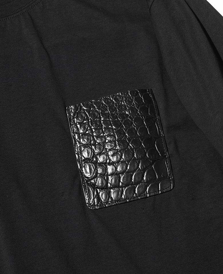 クロコポケット付きロングTEE - Image 5