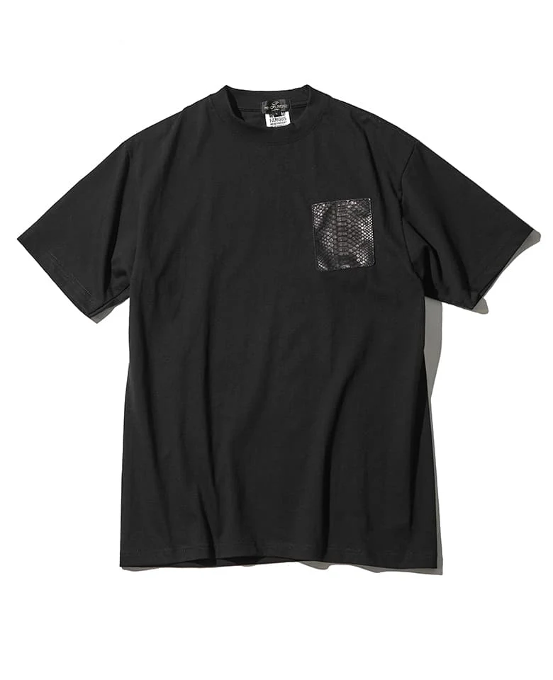 Pythonポケット付きTシャツ - Image 4