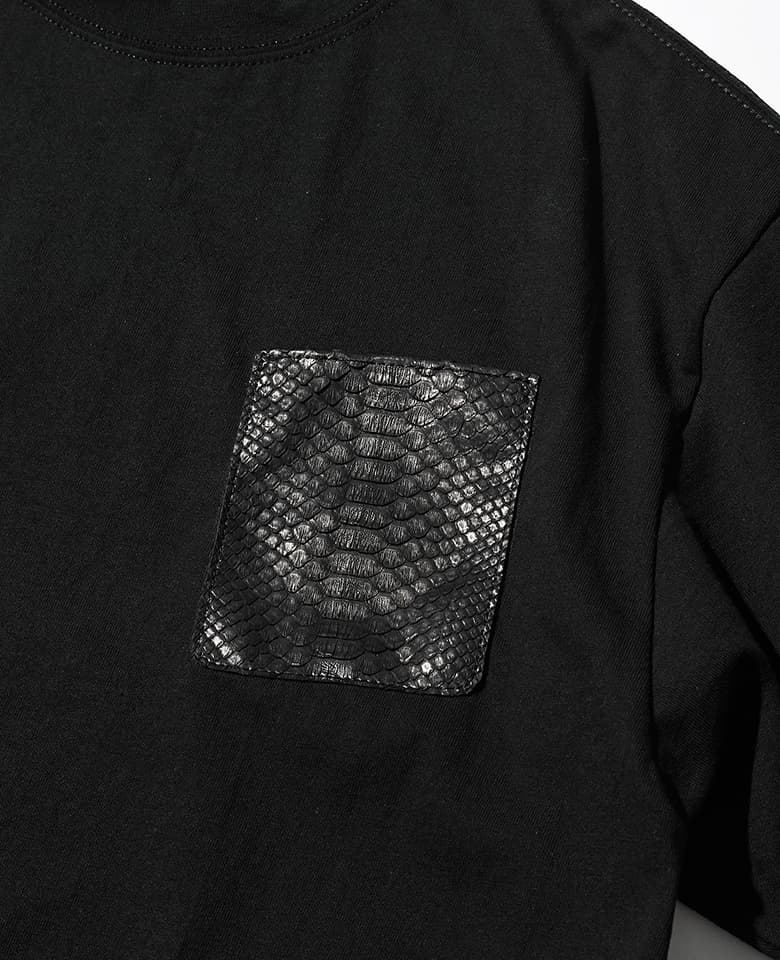 Pythonポケット付きTシャツ - Image 5
