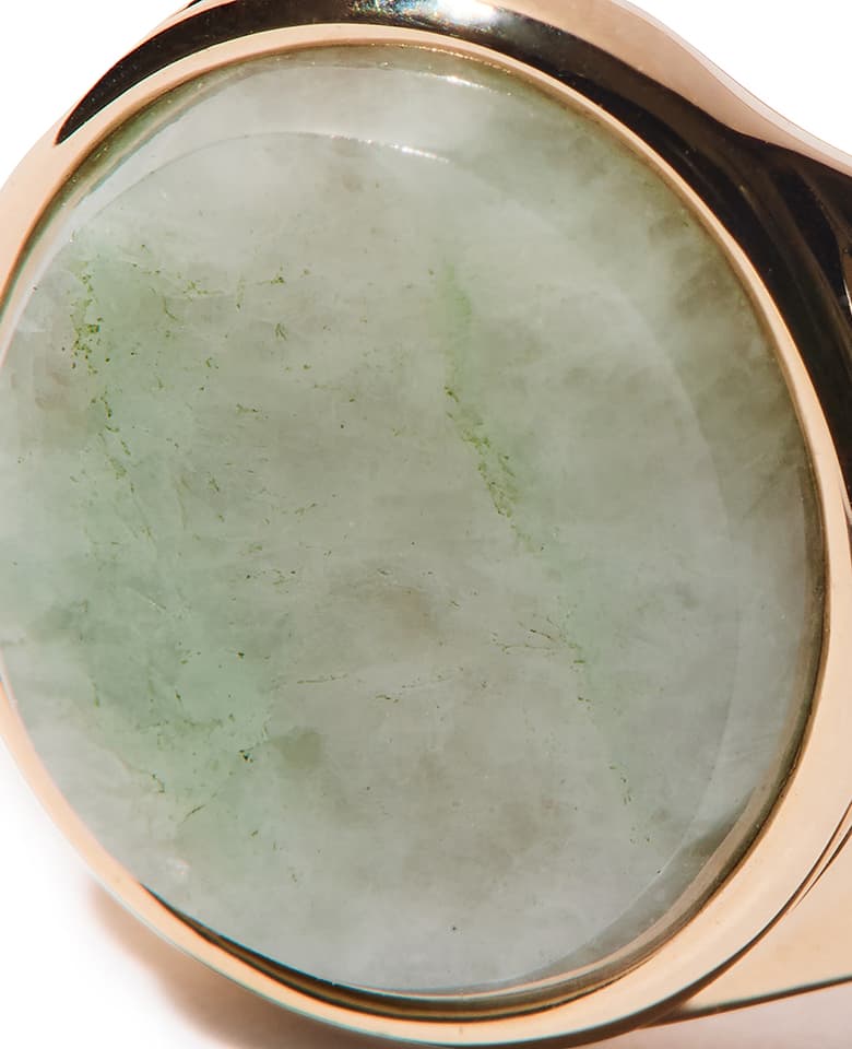 SIGNET RING( K10YG ヒスイ) - Image 5