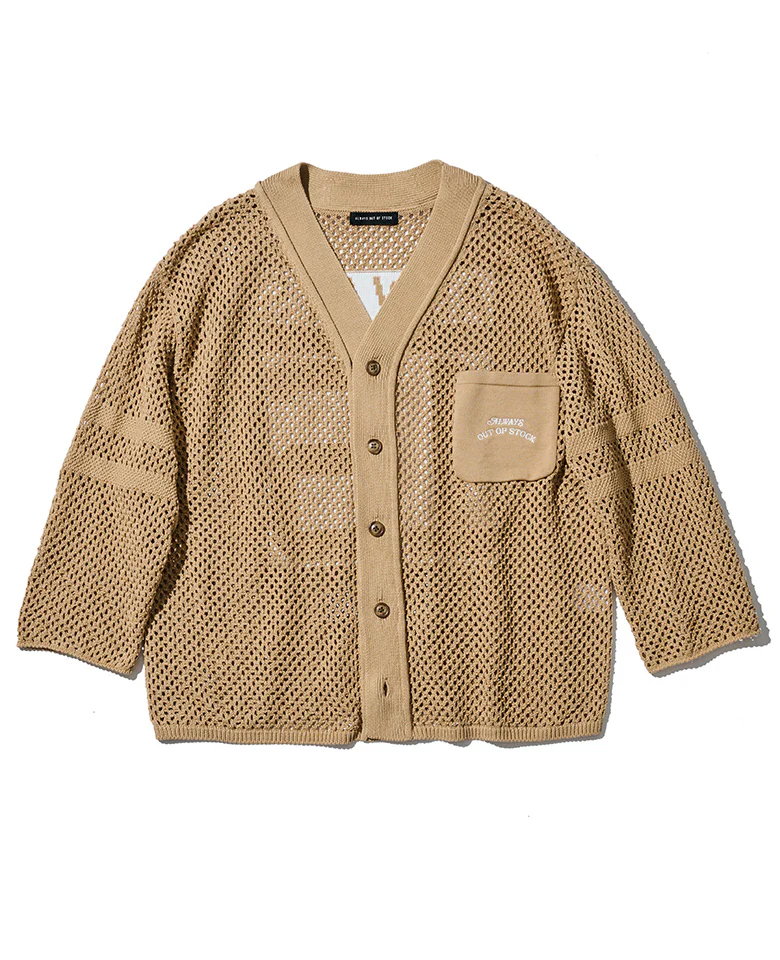 メッシュニットベースボールカーディガン - Image 7
