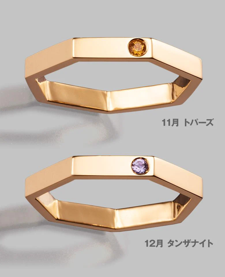 【LEON別注】ヘプタゴンBS三連ピンキーリング - Image 12