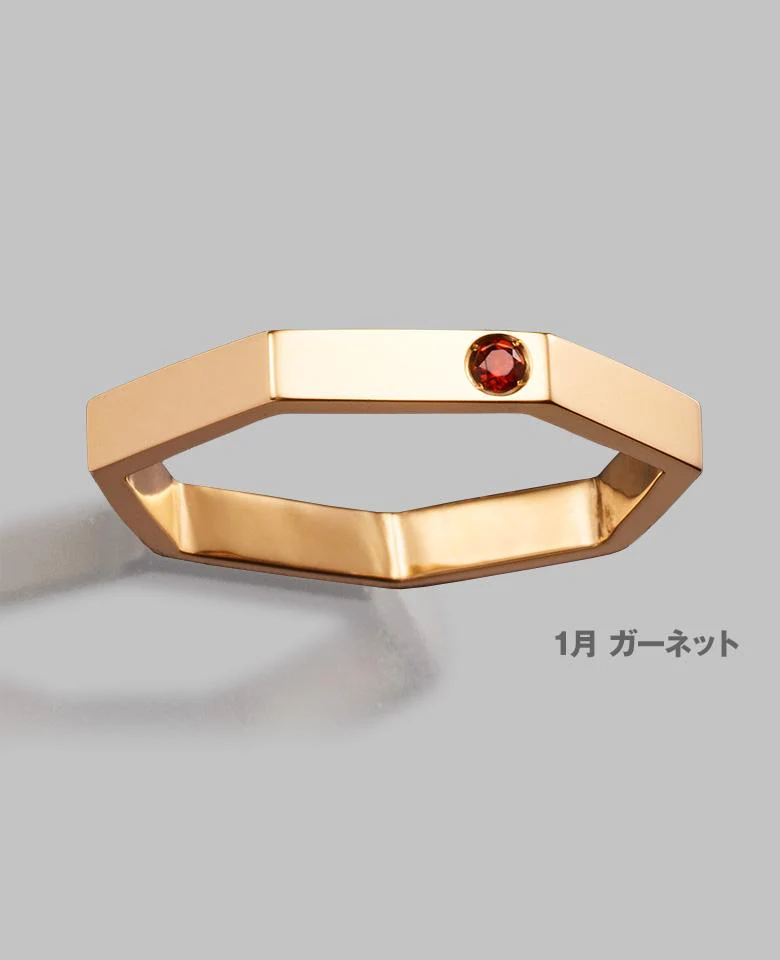 【LEON別注】ヘプタゴンBS三連ピンキーリング - Image 3