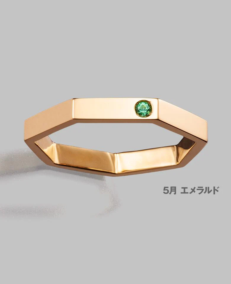 【LEON別注】ヘプタゴンBS三連ピンキーリング - Image 7