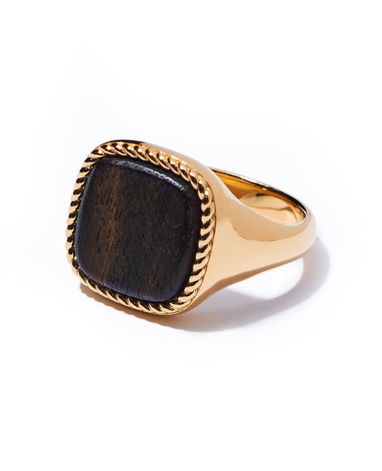 CUSHION ENCLOSED SIGNET RING - Image 2