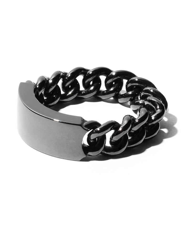 Blank logo ID Chain Ring - Image 5