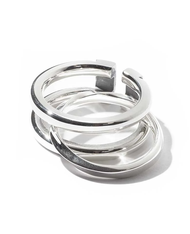 Twin Highdome Space Ring - Image 2