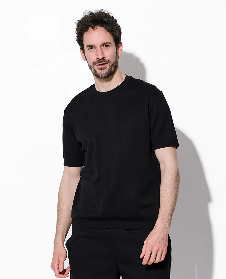 ニットエフェクト半袖Tシャツ - Image 5