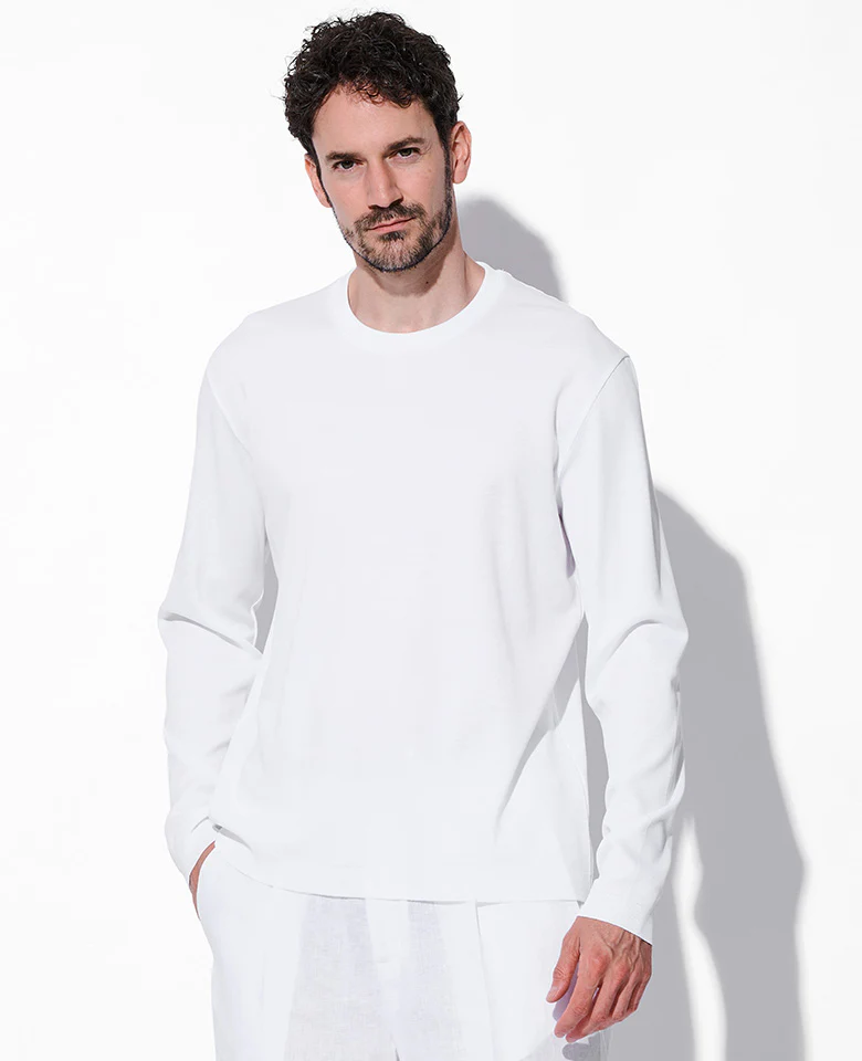 ニットエフェクト 長袖Tシャツ - Image 5