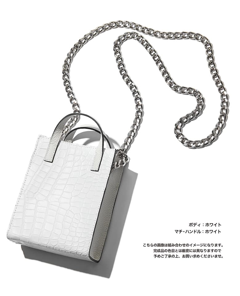【Club LEON別注】クロコ×牛革コンビ チェーン付き - Image 19