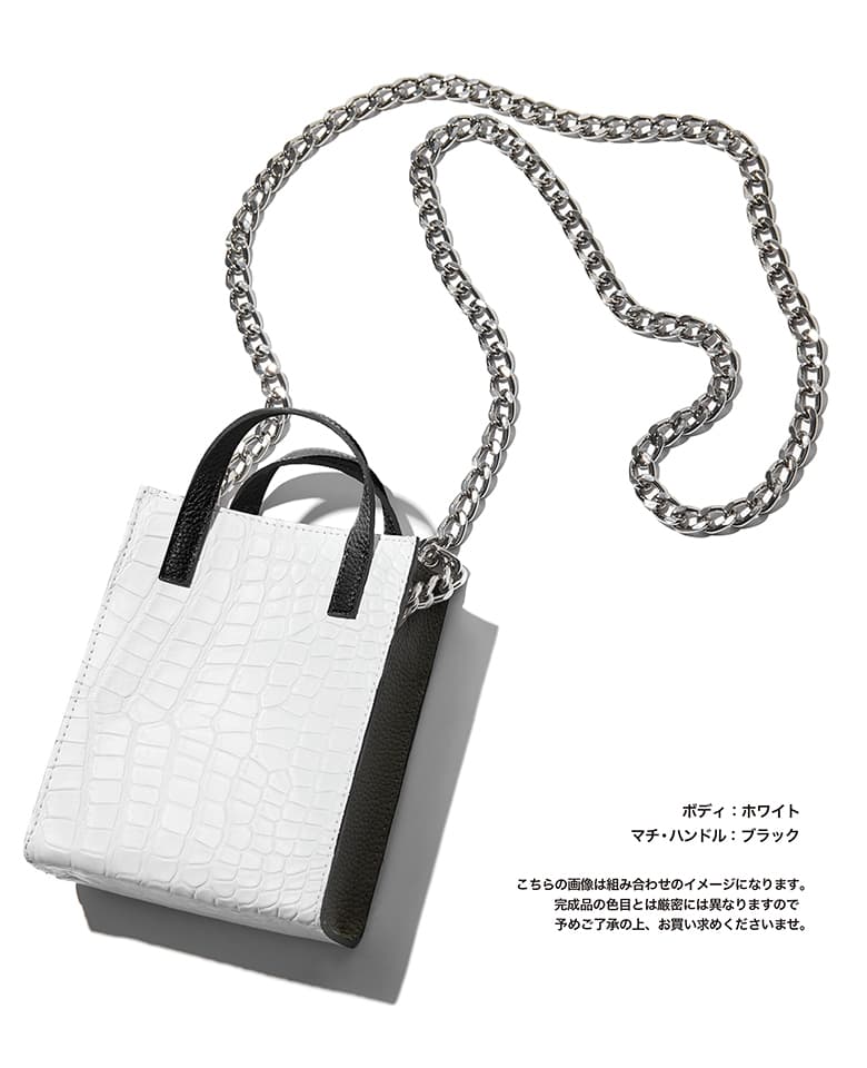 【Club LEON別注】クロコ×牛革コンビ チェーン付き - Image 20