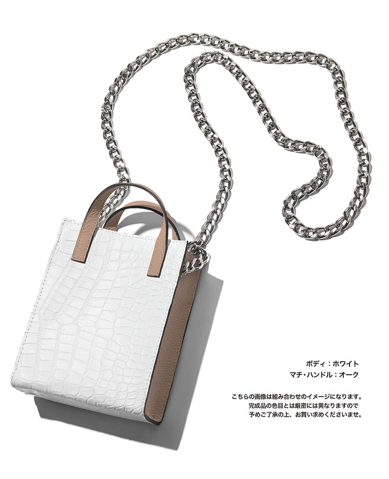 【Club LEON別注】クロコ×牛革コンビ チェーン付き - Image 21