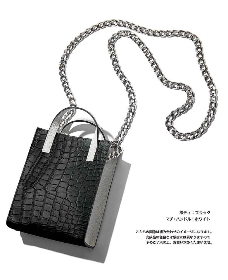 【Club LEON別注】クロコ×牛革コンビ チェーン付き - Image 24