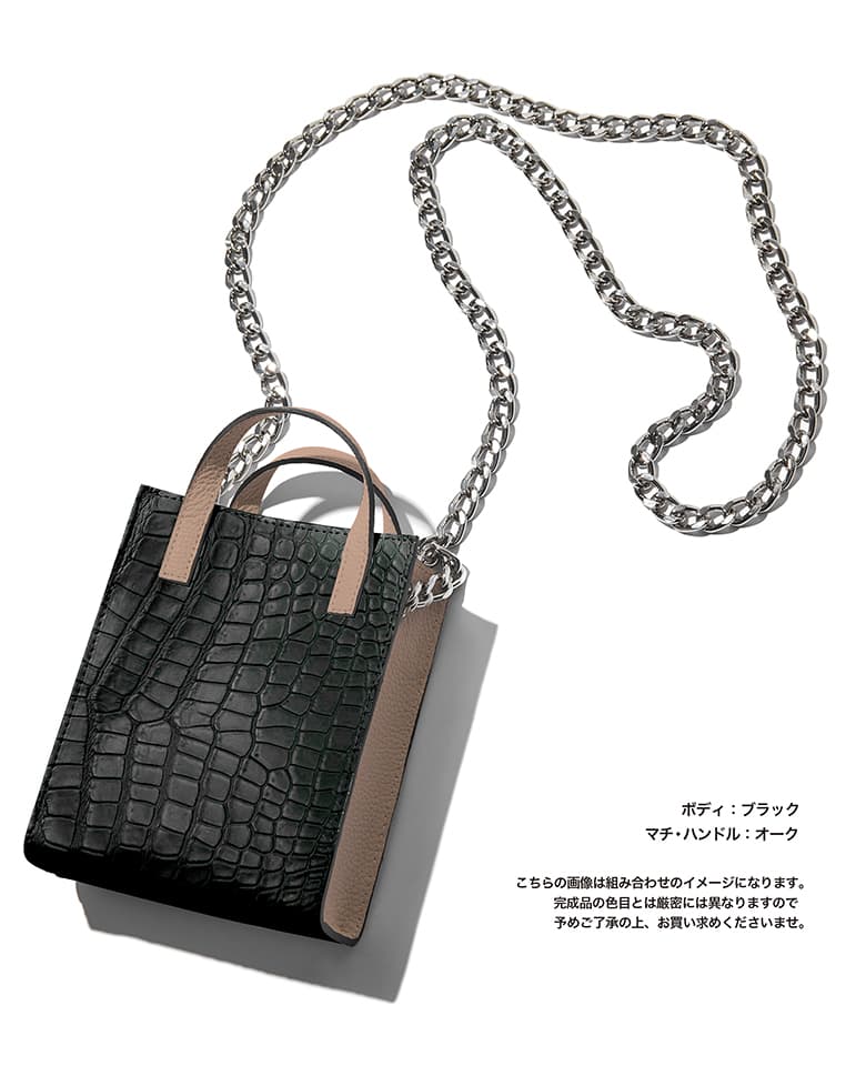 【Club LEON別注】クロコ×牛革コンビ チェーン付き - Image 26