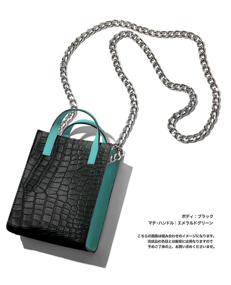 【Club LEON別注】クロコ×牛革コンビ チェーン付き - Image 27