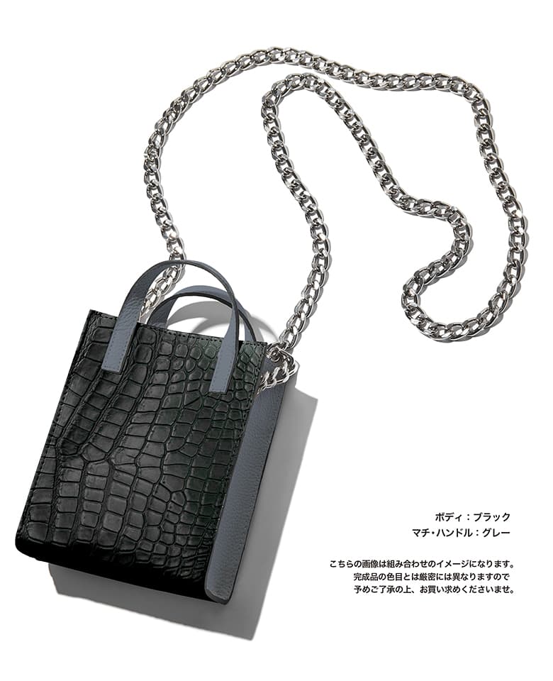【Club LEON別注】クロコ×牛革コンビ チェーン付き - Image 28