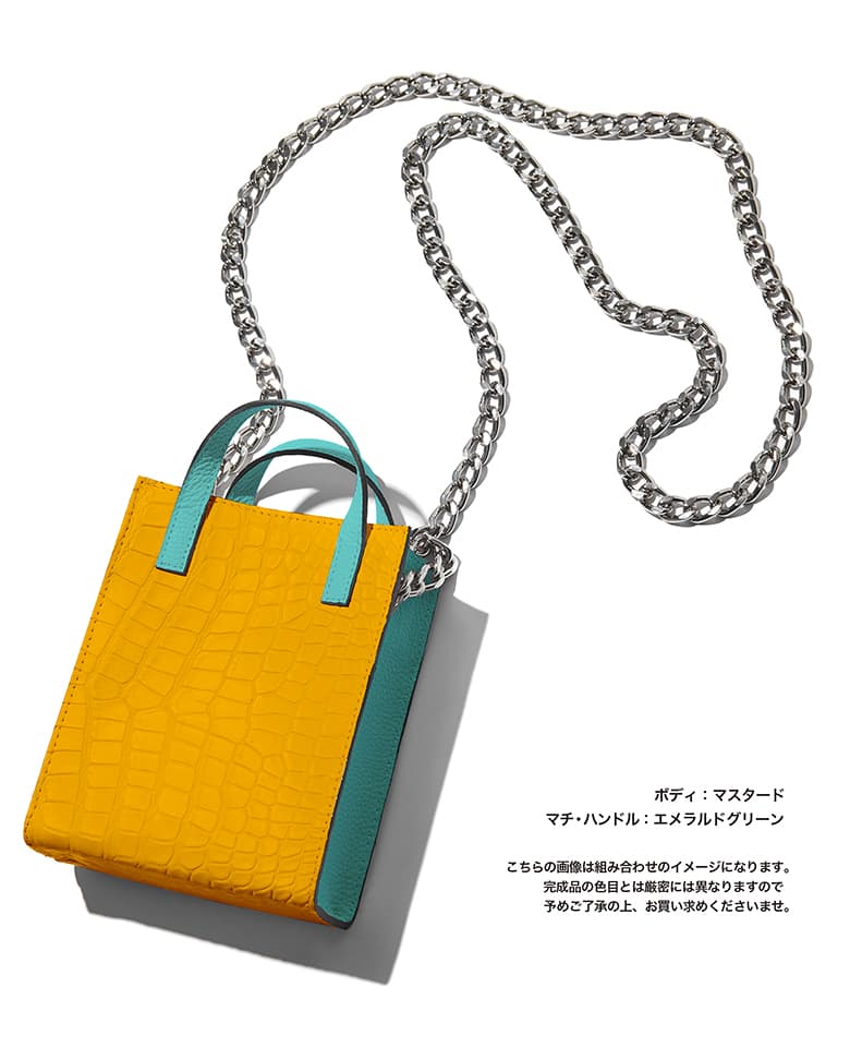【Club LEON別注】クロコ×牛革コンビ チェーン付き - Image 30