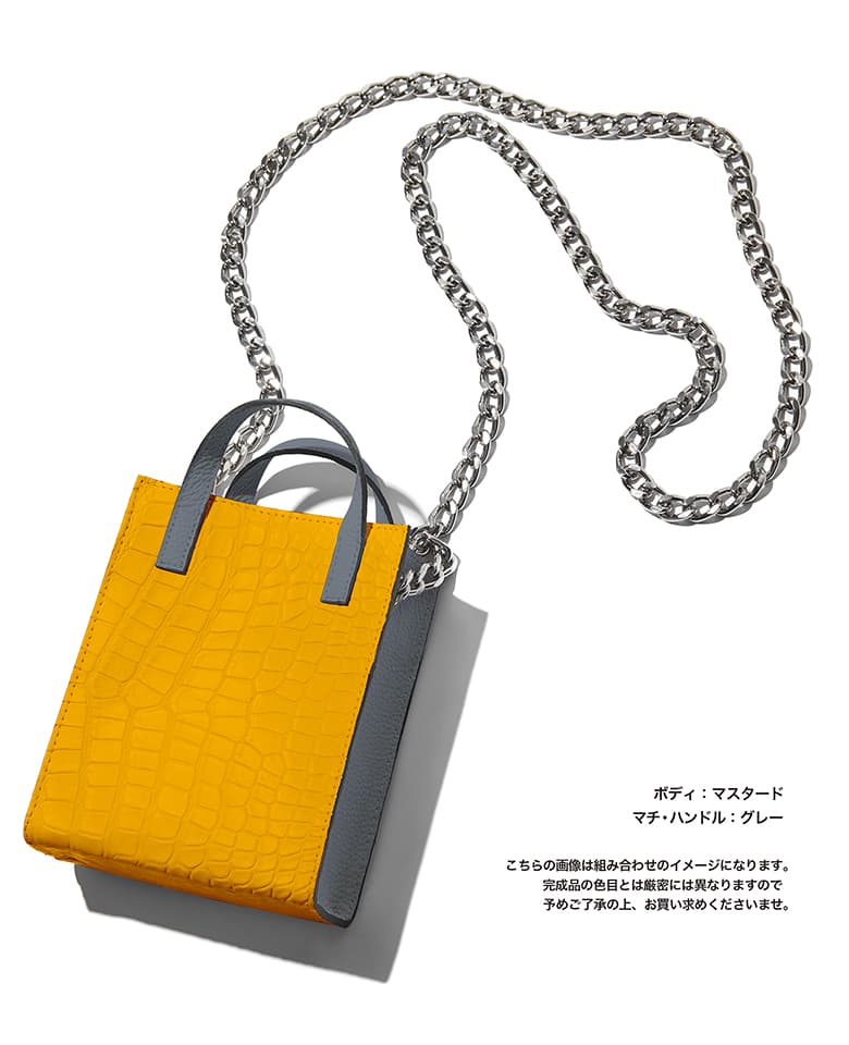 【Club LEON別注】クロコ×牛革コンビ チェーン付き - Image 32