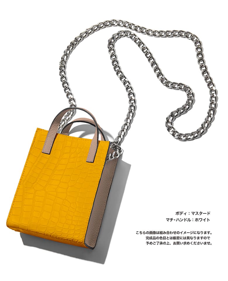【Club LEON別注】クロコ×牛革コンビ チェーン付き - Image 33