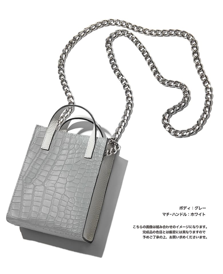 【Club LEON別注】クロコ×牛革コンビ チェーン付き - Image 38