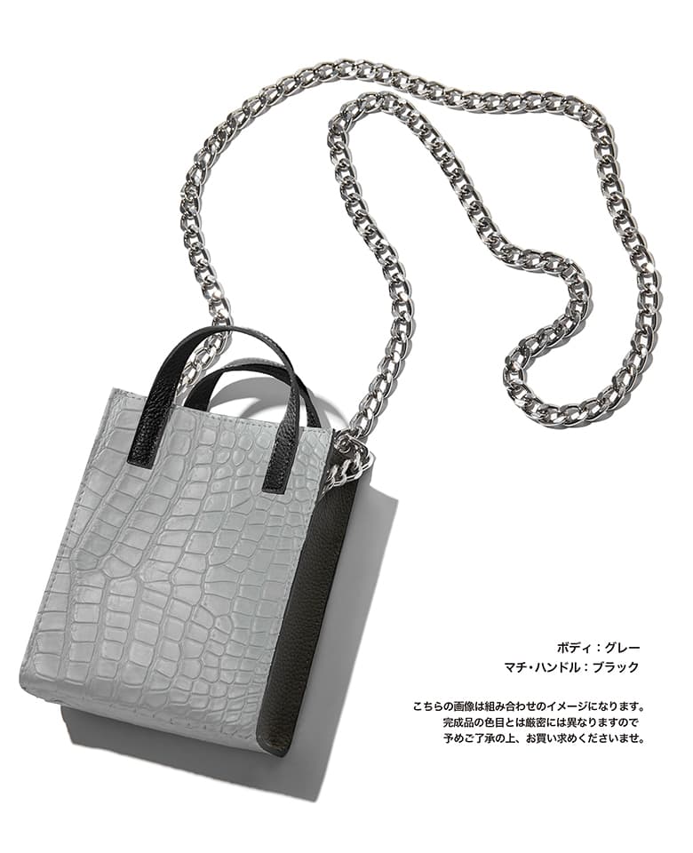 【Club LEON別注】クロコ×牛革コンビ チェーン付き - Image 39