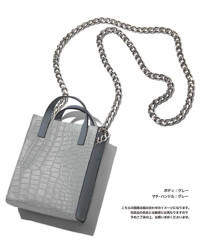 【Club LEON別注】クロコ×牛革コンビ チェーン付き - Image 42