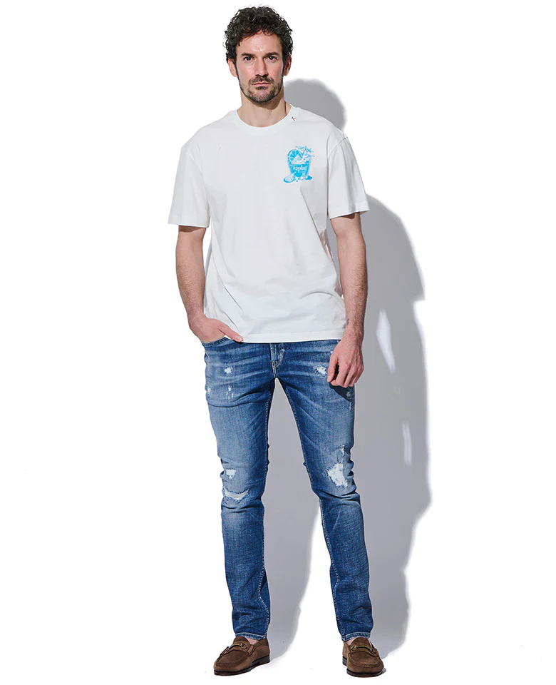 ベーシックジャージーカクテルプリント Tシャツ - Image 3