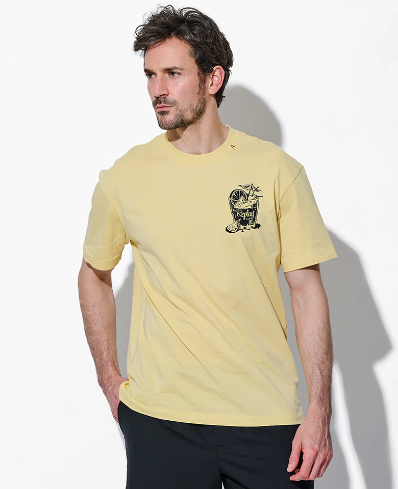 ベーシックジャージーカクテルプリント Tシャツ - Image 4