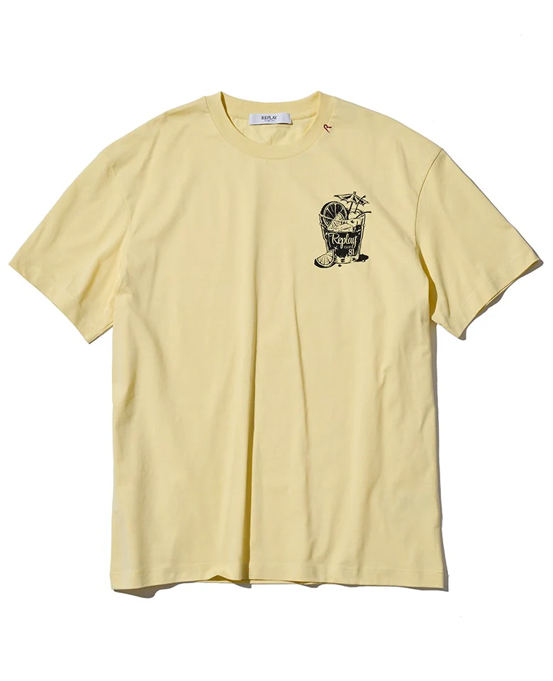 ベーシックジャージーカクテルプリント Tシャツ - Image 5