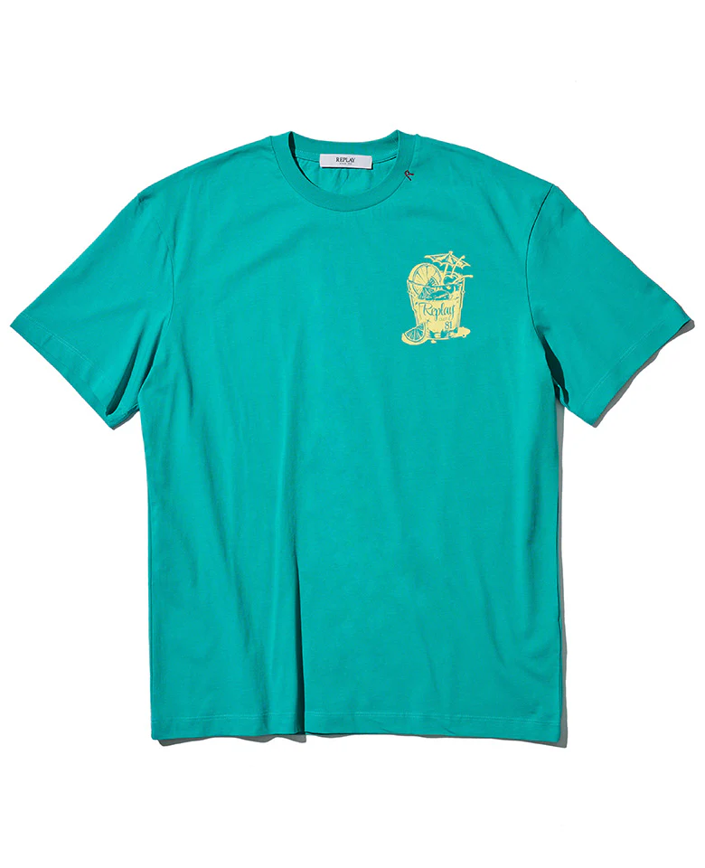 ベーシックジャージーカクテルプリント Tシャツ - Image 7