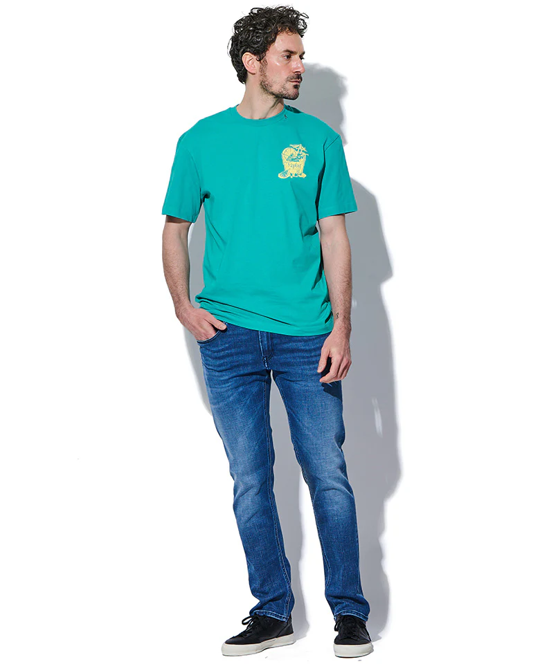 ベーシックジャージーカクテルプリント Tシャツ - Image 9