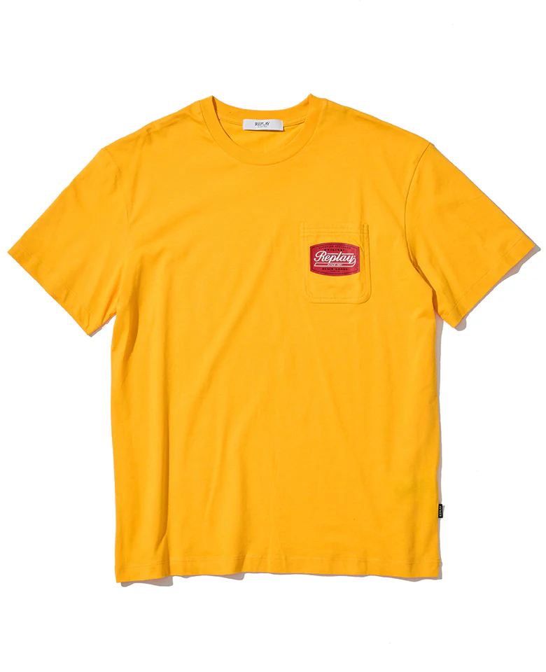 ベーシックジャージーレトロプリント ポケTシャツ - Image 2