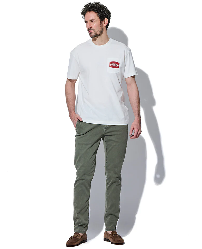 ベーシックジャージーレトロプリント ポケTシャツ - Image 4