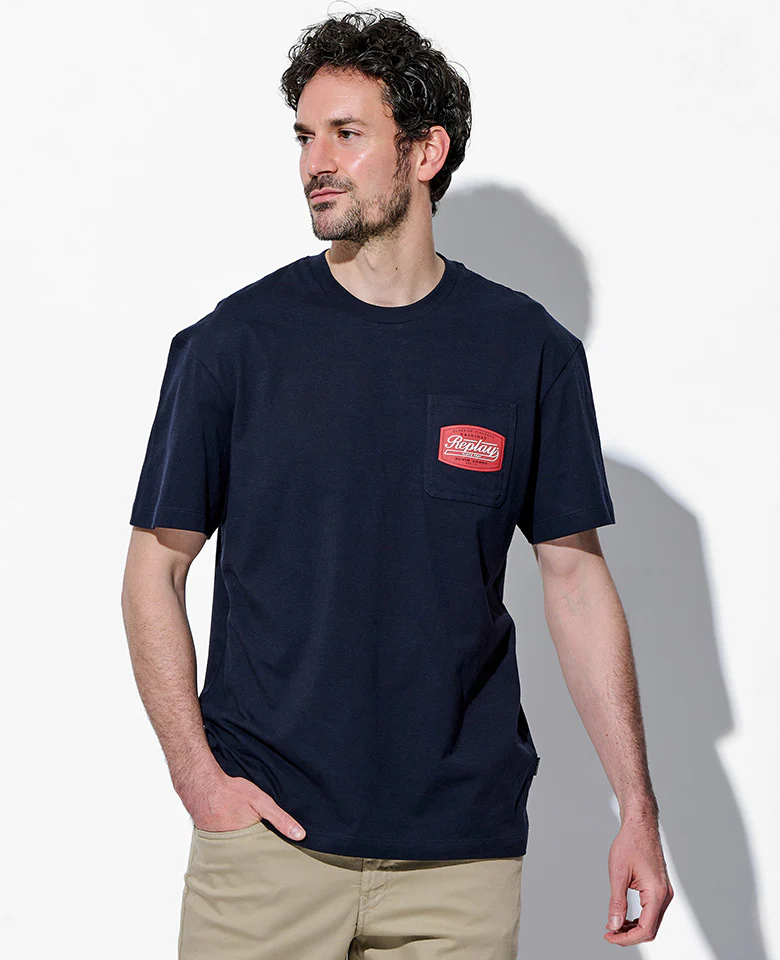 ベーシックジャージーレトロプリント ポケTシャツ - Image 5