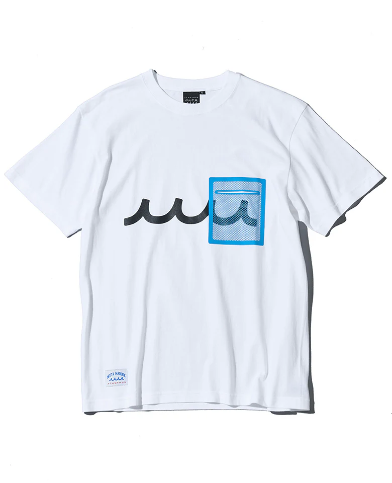 ACANTHUS × muta MARINE メッシュトリミングポケットティー - Image 8
