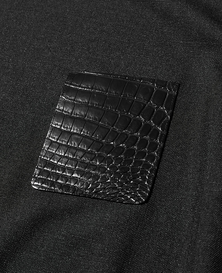 クロコポケット付クルーネックTシャツ - Image 3